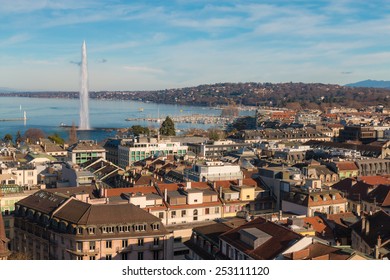 View of Geneva Switzerland