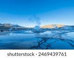 View of Geysers del Tatio at Atacama Desert - Atacama, Chile