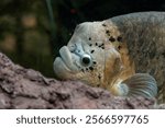 View of Giant Gourami at the Toronto Zoo.