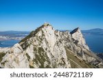 View of Gibraltar Rock, Gibraltar, Mediterranean, Europe