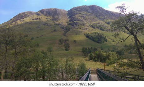 View From Glen Nevis Youth Hostel, Scotland, UK