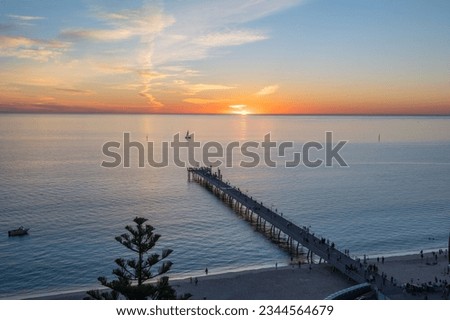 View of Glenelg at Dawn, Adelaide, South Australia