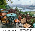 A view of Gold Horn from Pierre Loti’s Restaurent and Cafe, Eyup, Istanbul, Turkey