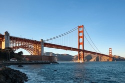 View Of Golden Gate Bridge From Marine Drive