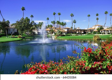 View Of Golf Resort In Palm Springs California