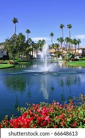 View Of Golf Resort In Palm Springs California