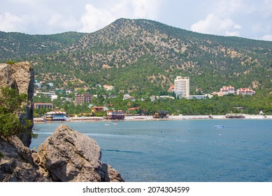 View from the Golitsyn Trail in Novy Svet in Crimea - Shutterstock ID 2074304599