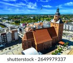 View of Gorzow Wielkopolski with St. Mary