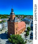 View of Gorzow Wielkopolski with St. Mary