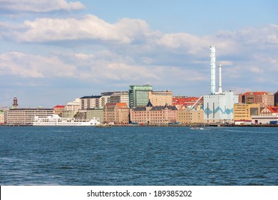 View to Gothenburg from the water