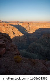 View Of The Grand Canyon On Sunset, From The Guano Point, In A Land Belongings To The Hualapai Tribe.