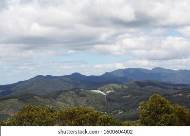 A View Of The Great Dividing Range Mountains From The Bruxner Park Lookout