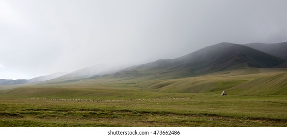 View Of Great Kazakh Steppe