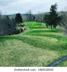 View Of The Great Serpent Mound.