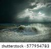 stormy seascape