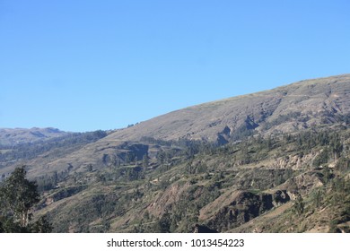 view of the green mountain