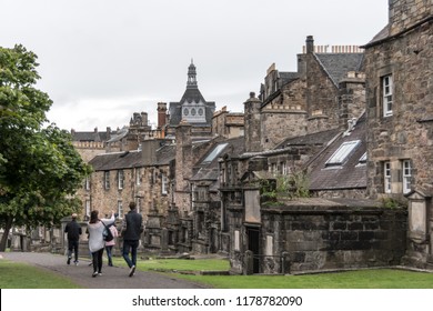 View Of Greyfriars Kirkyard Graveyard