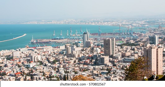 View Of Haifa From The Bahai Garden