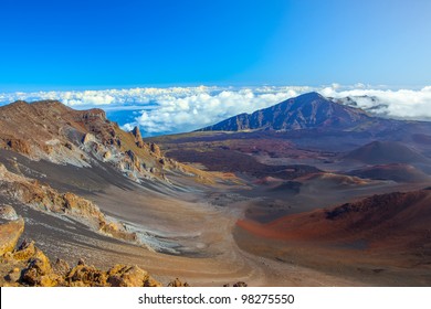 View Of  Haleakala Volcano. Maui.