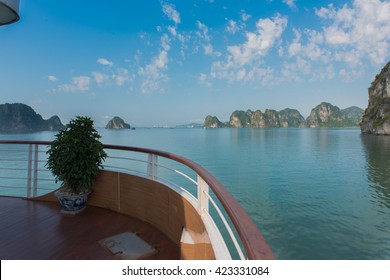 View Of Halong Bay From A Cruise Ship