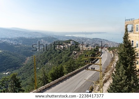 View from Harissa, Beirut, Lebanon