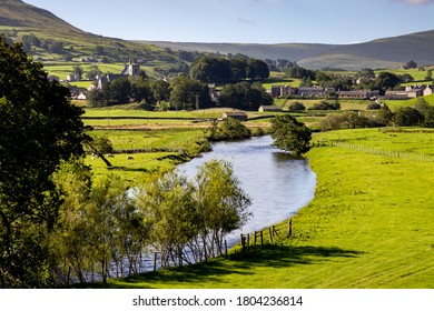 The View To Hawes Across The River Ure