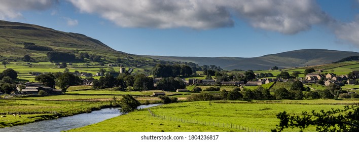 The View To Hawes Across The River Ure