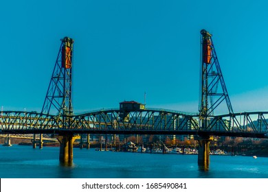 View Of Hawthorne Bridge, Portland.