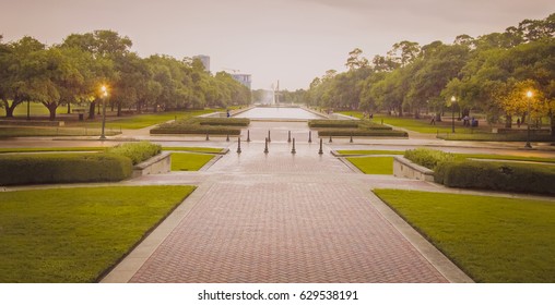 A View Of Hermann Park Houston.