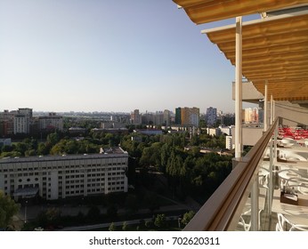 view from high building 