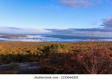 The View Of High Point State Park, NJ, Sussex County, Crisp Fall Morning 