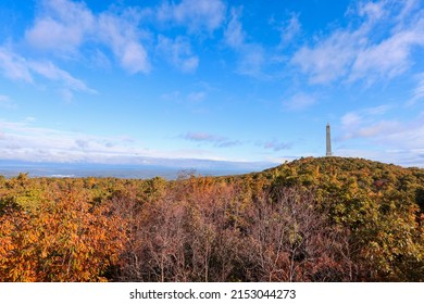 The View Of High Point State Park, NJ, Sussex County, Crisp Fall Morning 