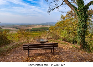 View From A Hill To Autumn-colored Rhenish Hesse