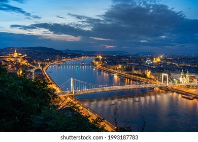 View From Gellért Hill To Budapest