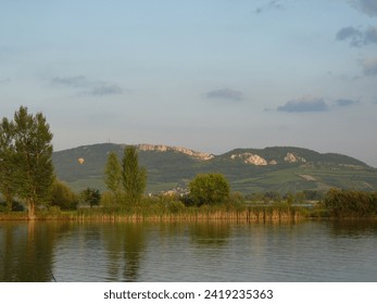 
view of the Pálava hills