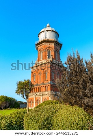 View to Historic Building Invercargill Water Tower in the Clear Morning, Invercargill, South Island, New Zealand