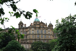 View Of The Historic Building, Museum Of The Mound, Edinburgh, Scotland 