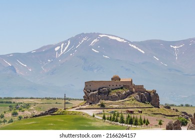 View Of The Historical High Church In Güzelyurt District Of Aksaray Province From Various Angles.