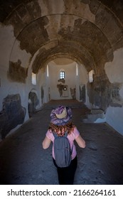 View Of The Historical High Church In Güzelyurt District Of Aksaray Province From Various Angles.