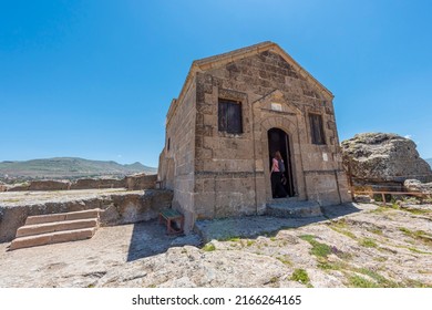 View Of The Historical High Church In Güzelyurt District Of Aksaray Province From Various Angles.