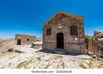 View Of The Historical High Church In Güzelyurt District Of Aksaray Province From Various Angles.