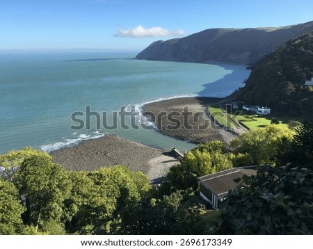 The View of the Hogs Back from Lynton, North Devon, UK