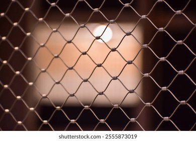 The view of Hong Kong cityscape, Looking from chain link fence. Street scene, modern city. Hong Kong city. Travel and city concept. - Powered by Shutterstock