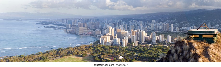 View Honolulu On Top Diamond Head Stock Photo 95091007 | Shutterstock