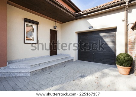 Similar – Image, Stock Photo White facade Design