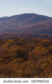 View Of The Hudson Valley During The Fall, From A Mountaintop In Cold Spring, NY