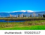 View of the Hula Valley and Mount Hermon, Northern Israel
