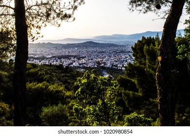 View From Hymettus Mountain,Athens Greece