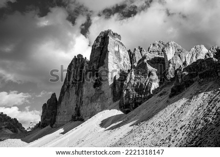 Similar – Dolomiti Dolomiten schwarz