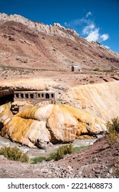 View Of The Inca Bridge In Mendoza